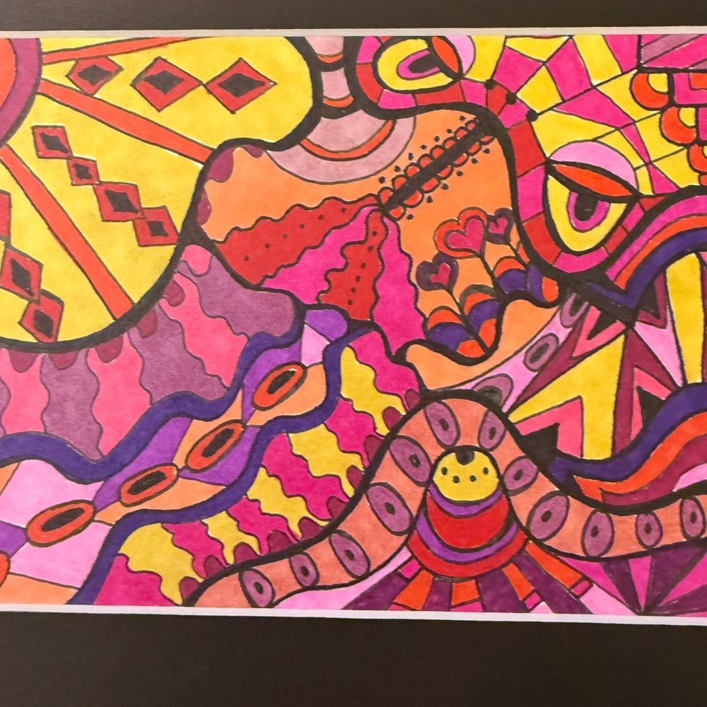 Original Intuitive Abstract Drawing - Picture 7 of 7